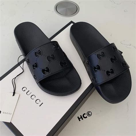 gucci slides diamond|all black Gucci slides women's.